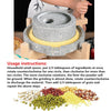 30x40cm Stone Mill Grinder Dry/Wet Grinder Pepper Bean Flour Mill Grinder AU