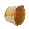 Wooden Foot Bucket Foot Basin with Lid Foot Massagers Soaking Basin Pedicure Tub