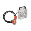 Waterproof Industrial Power Board Adapter 32 Amp 250v 15A Outlets 2/4/6 Sockets