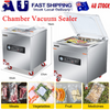 Chamber Vacuum Sealer Machine 1800W 420mm Commercial Dual Seal for Meat/Seafood