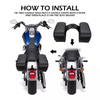 2pcs Motorcycle Saddlebags For Harley Davidson Kawasaki Suzuki Ducati Cruiser