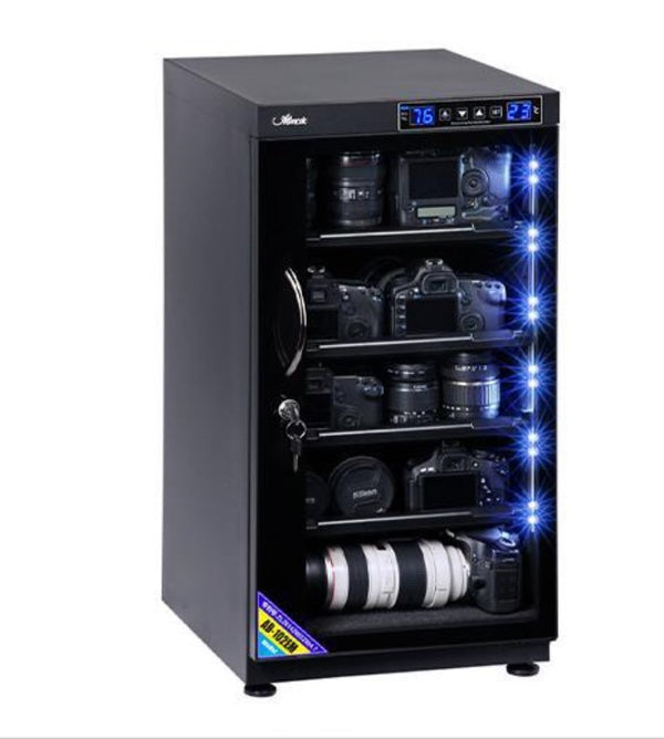 100L Digital Dehumidify Dry Cabinet Camera Lens Electronic Equipment Storage Box