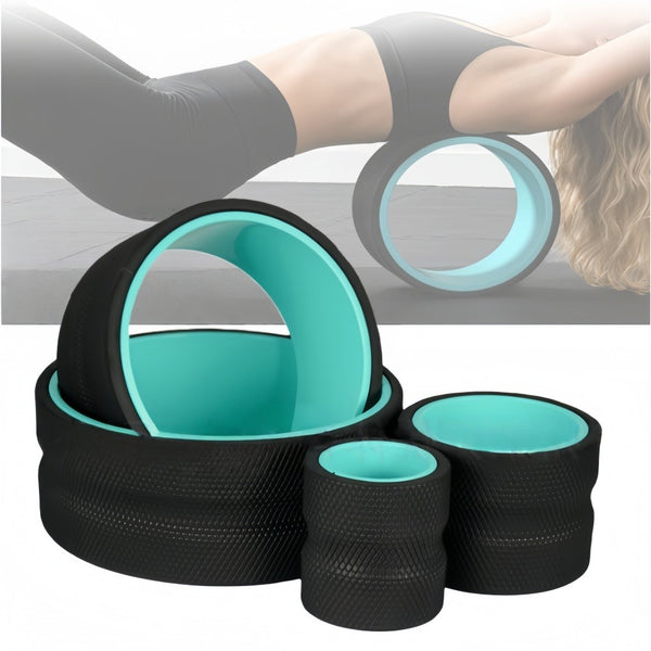 Back Roller Wheel Set of 4 Massage Roller with Density Foam for Physical Therapy