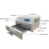 Reflow Oven Desktop Infrared Soldering Machine Infrared Reflow Oven IC Heater AU