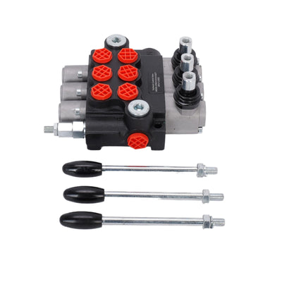 3-Spool Hydraulic Directional Control Valve 11GPM Tractors Loaders Valve