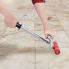 Floor and Wall Roller for Vinyl Flooring Heavy Duty Handle Rubber Nylon Wheels