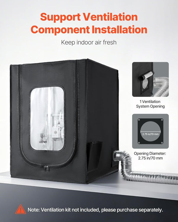 3D Printer Enclosure Fireproof and Dustproof Tent Temperature Protective Cover