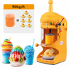 Electric Snow Cone Machine Commercial Block Ice Shaver Adjustable Blades 90kg/h