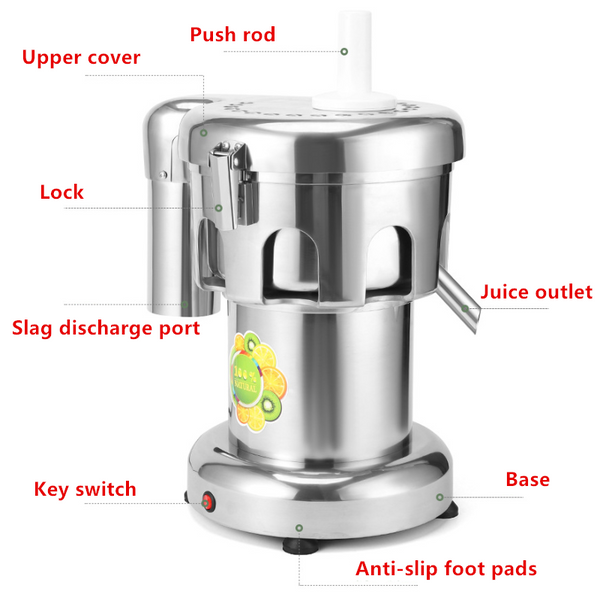 Juice Extractor Electric Centrifugal Juicer Machine Heavy Duty Commercial Juicer