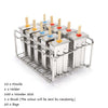 6pcs/10pcs Popsicle Molds Ice Lolly Mould Stainless Steel Ice Cream Holder Maker