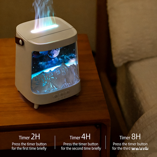 USB Ultrasonic Spray Aroma Air Humidifier LED Purifier Essential Oil Diffuser AU