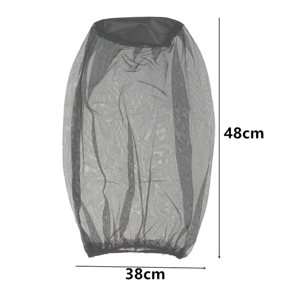 2X Mosquito Fly Head Net Bee Outdoor Fishing Insect Mesh Hat Mozzie Protector AU