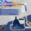 Portable Cordless Paint Spraying Gun Handheld Paint Sprayer for 360° Full Paint