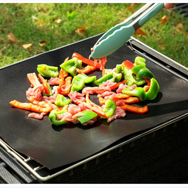 5Pcs/set Reusable BBQ Grill Mat Bake Cooking Sheet Non-Stick BBQ Pad