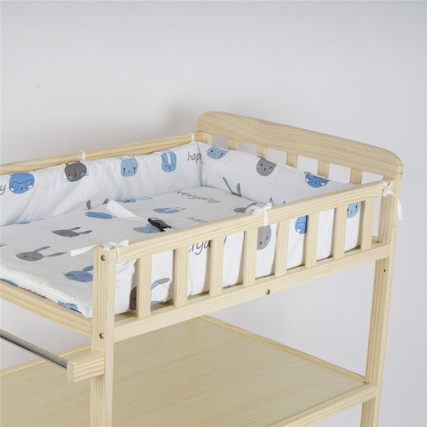 Baby Changing Table Portable Infant Diaper Changing Table with Storage Shelf