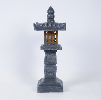 Pagoda Lanterns Garden Statues Asian Zen Outdoor Decor Lanterns Decorative