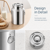 58L/35L Wine Beer Keg Fermenter Barrel Stainless Steel Oil Rice Milk Cans Tank