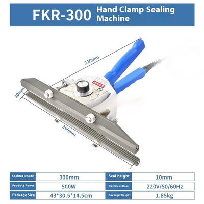 Portable Crimp Sealer for Foil,Kraft,and Mylar Bags Food Storage Prevent Leakage