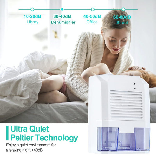 800ml Portable Dehumidifier Electric Air Dryer Home Office Moisture Removing AU