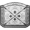 Retro Fire Screen Fireplace Gate Decor Fireguards Mesh Cover Hireplace Partition