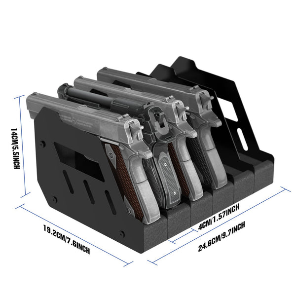 Foam Pistol Rack Gun Cabinet Accessories Storage Organizer Revolver Gun Rack