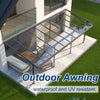 Polycarbonate Greenhouse Panels Water & Impact Resistance Roofing For Garden