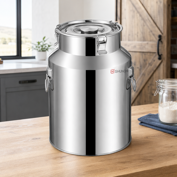 58L/35L Wine Beer Keg Fermenter Barrel Stainless Steel Oil Rice Milk Cans Tank