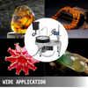 180W Gem Faceting Machine&Flat Grinder Jewel Polisher Crystal Engraving Drilling