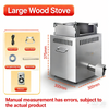 New Smokeless Burner Eco-friendly Stove Portable Heating Furnace Burning Tools