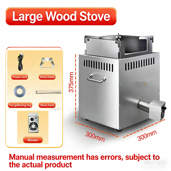 New Smokeless Burner Eco-friendly Stove Portable Heating Furnace Burning Tools