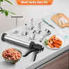 Beef Jerky Gun Beef Stick Maker Sausage Cannon Kit w/Cleaning Tool Stainless