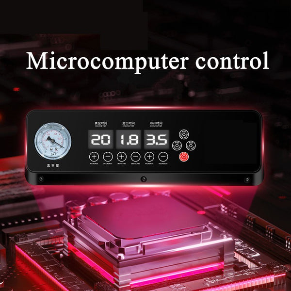 Chamber Vacuum Sealer Machine 1800W 420mm Commercial Dual Seal for Meat/Seafood