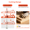 Foldable Drywall Cutter Drywall Cutting Tool Dual-Scale Gypsum Board Cutter