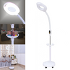 16x Gooseneck Magnifying Floor Lamp Glass Led Adjustable Floor Lamp Rolling Base
