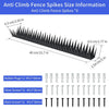 6x Metel Bird Spikes Deterrent Anti Cat Human Spiked Fence Mouse Pest Control AU