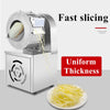 Potato Slicing Machine Electric Vegetable Cutter 2.5mm Shredder Machine 900RPM