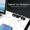 USB Charge Cable Holder Desk Cable Clips Organizer Cord Management Tidy