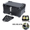 Top Box Motorcycle Luggage Case 65L Universal For BMW Suzuki Harley Honda Yamaha