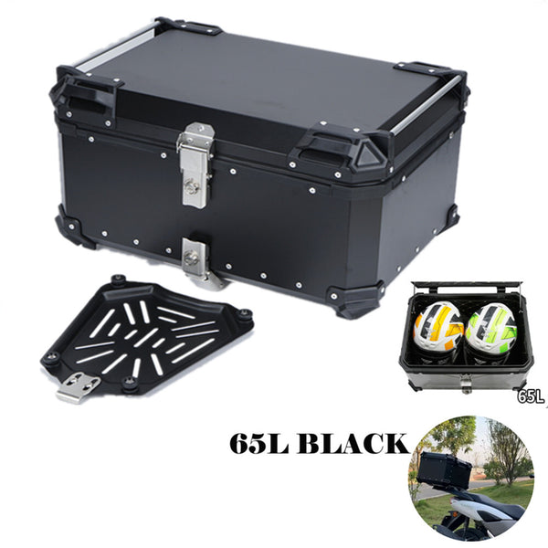 Top Box Motorcycle Luggage Case 65L Universal For BMW Suzuki Harley Honda Yamaha