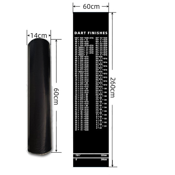 Darts Mat Floor and Dart Tips Protection Professional Non Slip Nylon Carpet Mats