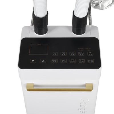 Hair Steamer Hair Care Machine Nano Mist Hair Conditioner w/ 2 Vaporizing Caps