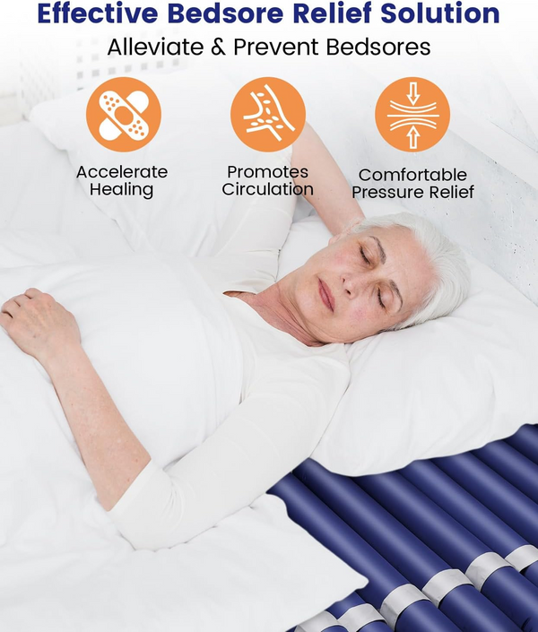 Alternating Pressure Pad Air Mattress for Hospital Bed Mattress Topper & Pump