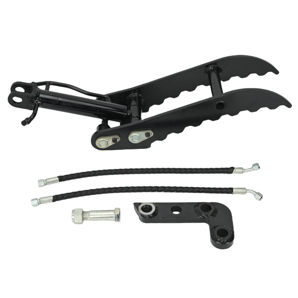 Hydraulic Thumb Clip for Mini Excavators Attachments L-Shaped Brack Easy Pick Up