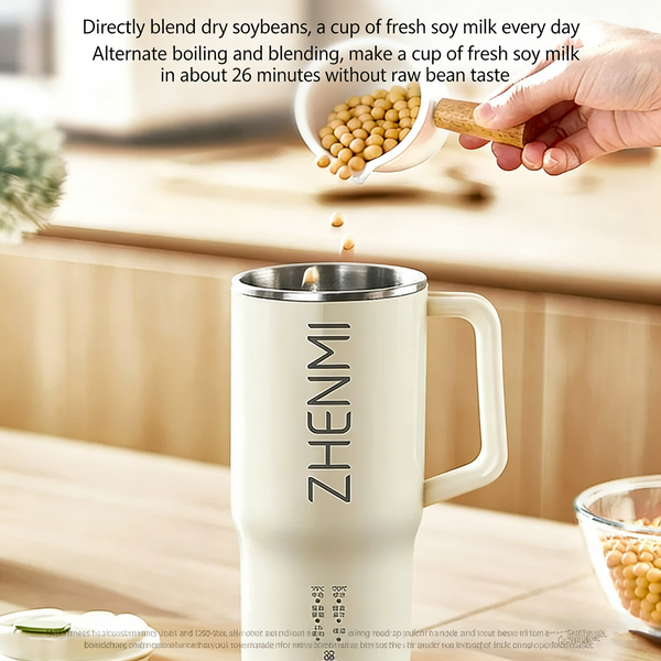 6in1 Soy Milk Maker Soybean Machine Juice Grain Blender Automatic Heating 500ml