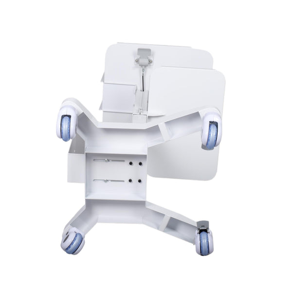 Medical Trolley Cart Height Adjustable with Laptop Tray Oral Scanner Holder AU