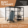 Gas Stove Cooking Table 3-Tier Kitchen Storage Rack Dish Organizer Detachable