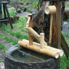 Bamboo Fountain with Pump Japanese Rocking Fountains Kit Bamboo Water Fountain