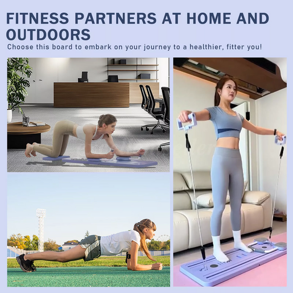 5-in-1 Abdominal Exercise Board Pilates Reformer Board Set Fitness Equipment AU