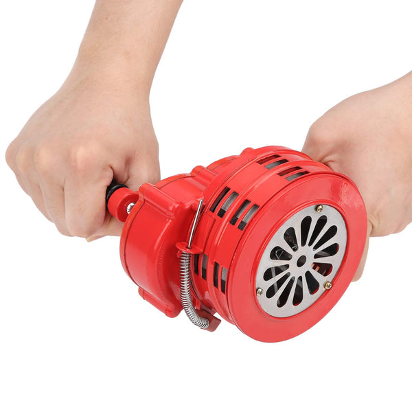 Emergency Hand Crank Siren Horn 110DB Manual Operated Warning Metal Alarm Safe