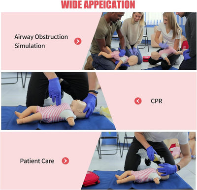 Baby First Aid CPR Manikin Training Model Infant Airway Obstruction Training